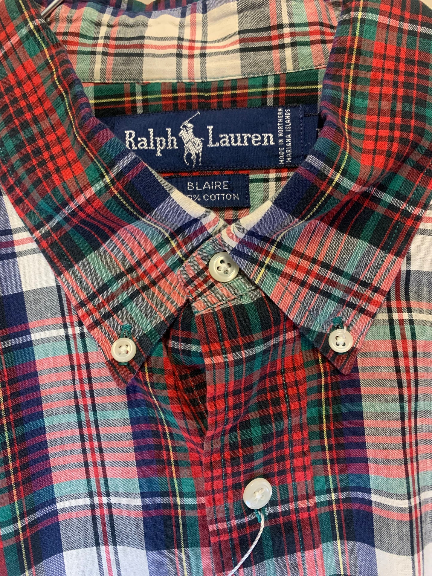 Camicia Scozzese RALPH LAUREN tg L